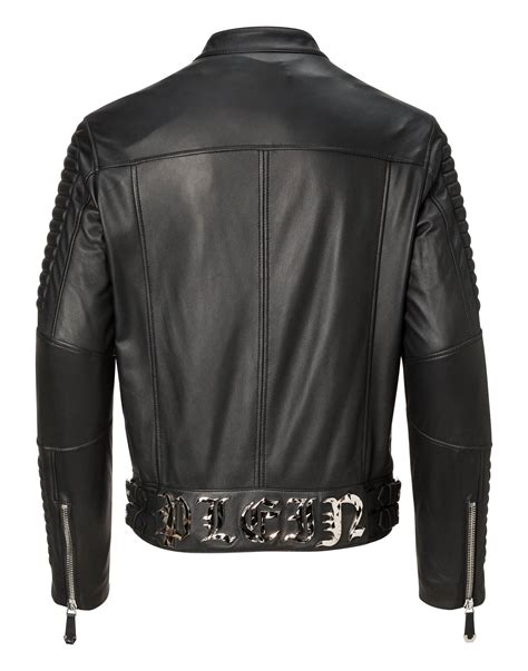 philipp plein leather jacket replica|philipp plein jacket men.